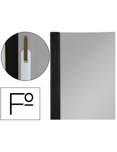 CI | Carpeta dossier fastener pvc esselte folio negro