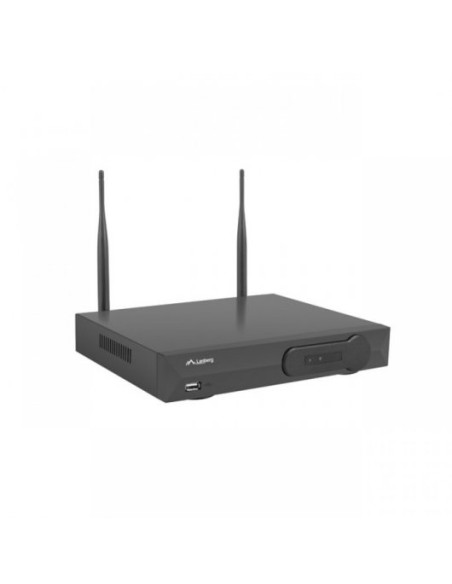 Kit wifi nvr lanberg ics-0808-0020 - 8*camaras 2.0 mp - rj45/wifi - infrarrojos - grabador 8 canales con capacidad para hdd 6 