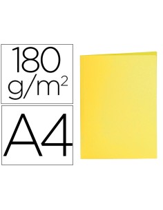 CI | Subcarpeta liderpapel a4 amarillo intenso 180g/m2