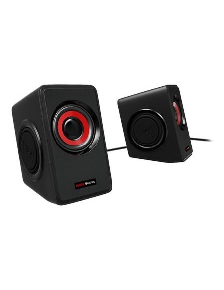 Altavoces Mars Gaming MS1/ 10W/ 2.0/ Rojos