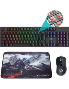 Pack Gaming Hiditec PAC010026/ Teclado Mecánico+ Ratón +...