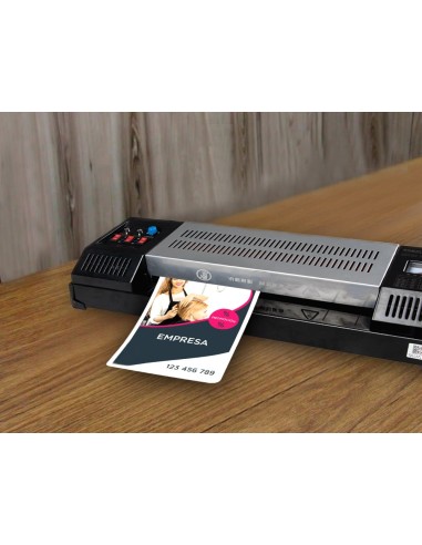CI | Bolsa de plastificar q-connect 105 x 148 mm din a6 125 mc caja de 100 uds