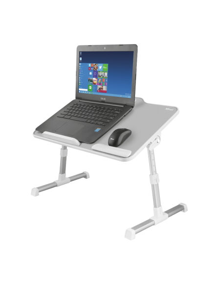 Soporte elevador para portátil trust tula - 4 ángulos - altura regulable 24-32cm - soporte útil 52*29 - valido para portátil 