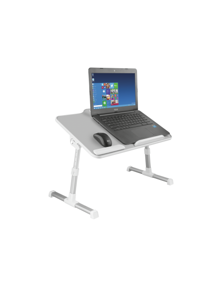 Soporte elevador para portátil trust tula - 4 ángulos - altura regulable 24-32cm - soporte útil 52*29 - valido para portátil 