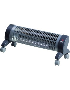 Estufa de cuarzo fm 2302-r - 1200w - 2 niveles potencia...