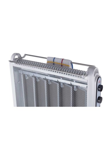 Radiador con 5 placas jata micathermic rd227b - 2* potencias calor (1200-200w) - asa transporte - maxima potencia en 1 minuto