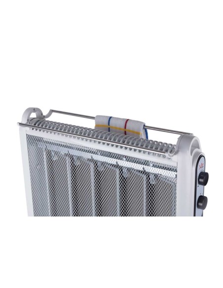 Radiador con 5 placas jata micathermic rd227b - 2* potencias calor (1200-200w) - asa transporte - maxima potencia en 1 minuto