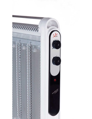 Radiador con 5 placas jata micathermic rd227b - 2* potencias calor (1200-200w) - asa transporte - maxima potencia en 1 minuto
