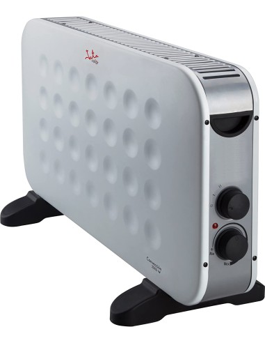 Convector jata c204n - 2000w - 2*potencias calor (1200-2000w) - termostato regulable - colocación mural y suelo