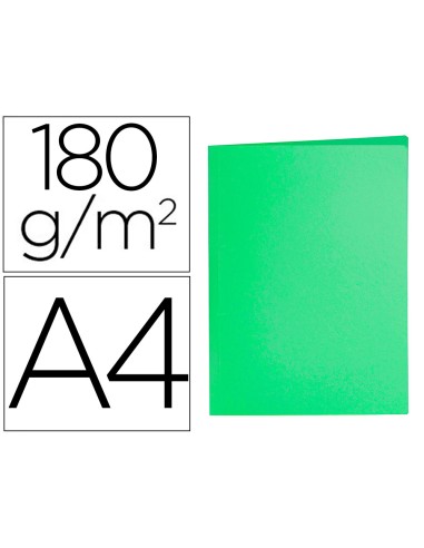 CI | Subcarpeta liderpapel a4 verde intenso 180g/m2