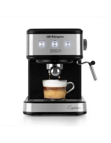 Cafetera Expreso Orbegozo EX 5200/ 850W/ 20 Bares