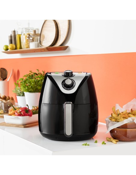 Freidora por Aire / Sin Aceite Tristar FR-6994 Crispy Fryer XXL/ 1500W/ Capacidad 4.5L