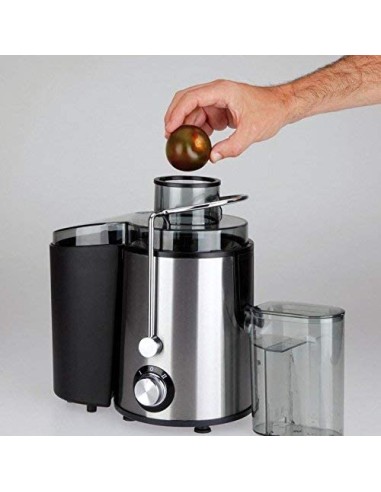 Licuadora jata li585n - 400w - 2 velocidades - contenedor pulpa 1000ml - vaso 500ml incluido - cierre seguridad metálico - base 