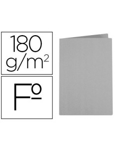 CI | Subcarpeta liderpapel folio gris 180g/m2