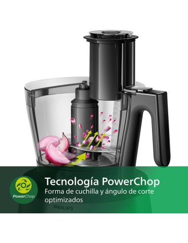 Procesador alimentos philips hr7778/00 avance collection - 1300w - jarra 2.2l - 12 velocidades + pulso - mas de 30 funciones - 
