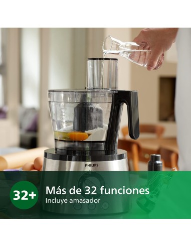 Procesador alimentos philips hr7778/00 avance collection - 1300w - jarra 2.2l - 12 velocidades + pulso - mas de 30 funciones - 