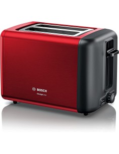 Tostador Bosch DesignLine TAT4P424/ 970W/ Rojo