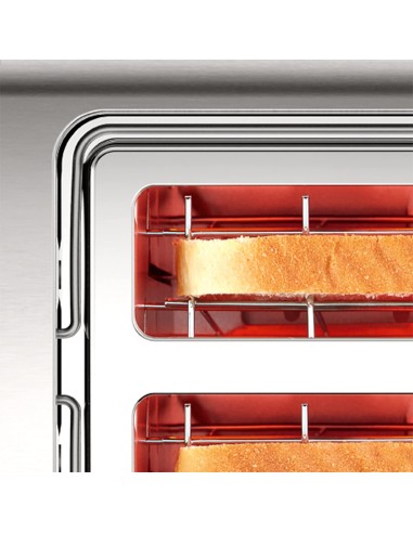 Tostador Bosch DesignLine TAT4P424/ 970W/ Rojo