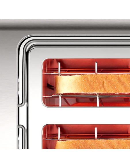 Tostador Bosch DesignLine TAT4P424/ 970W/ Rojo