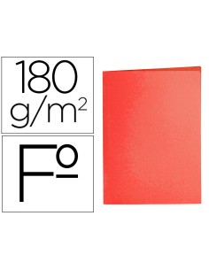 CI | Subcarpeta liderpapel folio rojo intenso 180g/m2