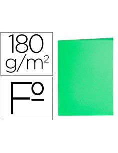 CI | Subcarpeta liderpapel folio verde intenso 180g/m2