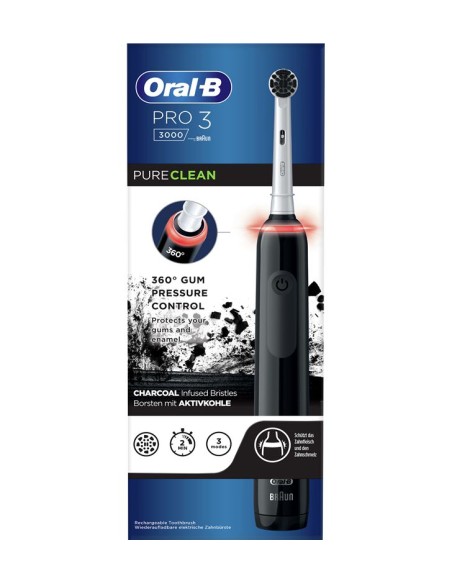 Cepillo Dental Braun Oral-B Pro 3 3000 Pure Clean/ Negro