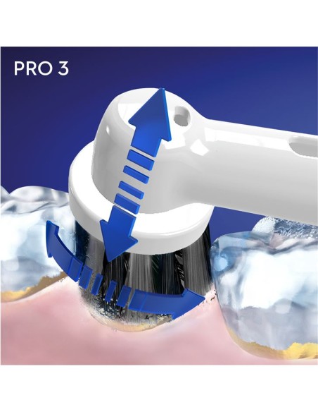 Cepillo Dental Braun Oral-B Pro 3 3000 Pure Clean/ Negro