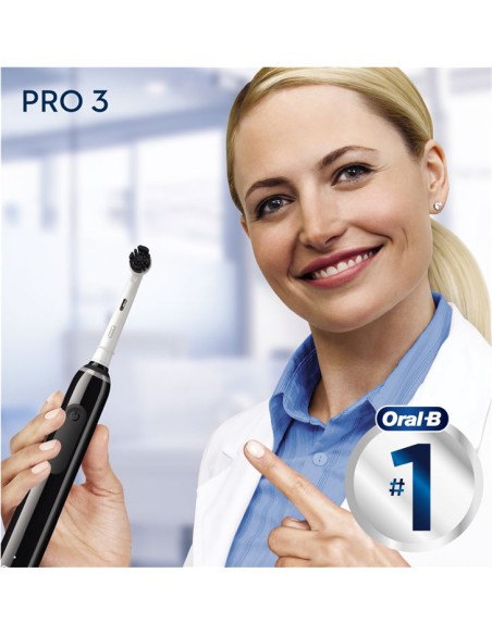 Cepillo Dental Braun Oral-B Pro 3 3000 Pure Clean/ Negro