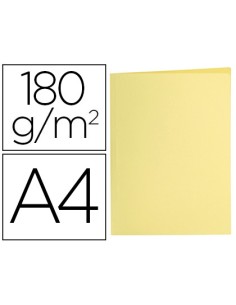 CI | Subcarpeta liderpapel a4 amarillo pastel 180g/m2
