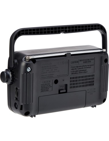 Radio Portátil Panasonic RF-2400DEG-K/ Negra
