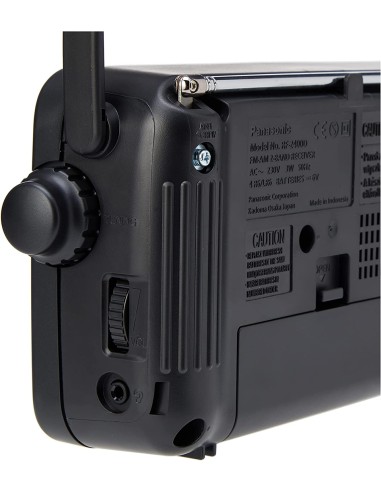 Radio Portátil Panasonic RF-2400DEG-K/ Negra
