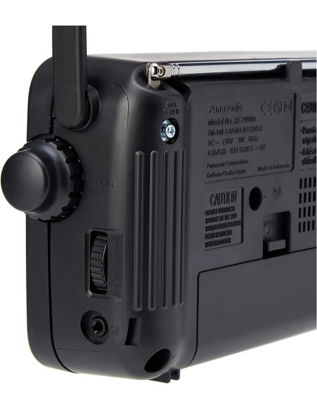 Radio Portátil Panasonic RF-2400DEG-K/ Negra