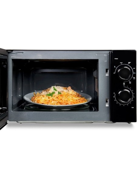 Microondas Cecotec All Black Grill/ 700W/ Capacidad 20L/ Función Grill/ Negro