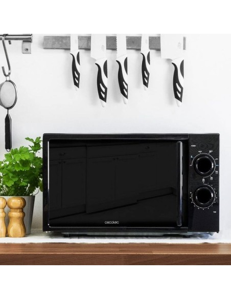 Microondas Cecotec All Black Grill/ 700W/ Capacidad 20L/ Función Grill/ Negro