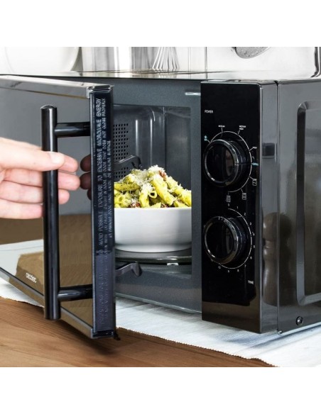 Microondas Cecotec All Black Grill/ 700W/ Capacidad 20L/ Función Grill/ Negro