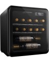 Vinoteca orbegozo vt-1210 - 12 botellas - display digital y panel de control táctil - 11-18ºc - puerta cristal con asa lateral 