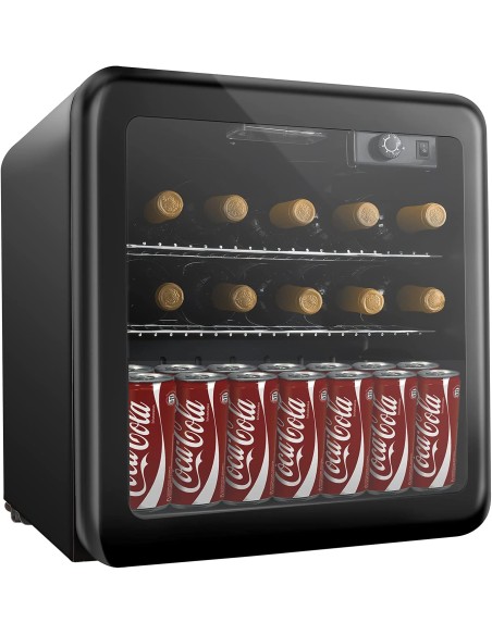 Vinoteca orbegozo vt-1210 - 12 botellas - display digital y panel de control táctil - 11-18ºc - puerta cristal con asa lateral 