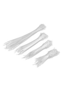 Pack 450 bridas transparentes lanberg org01-bvp450-mc1 -...