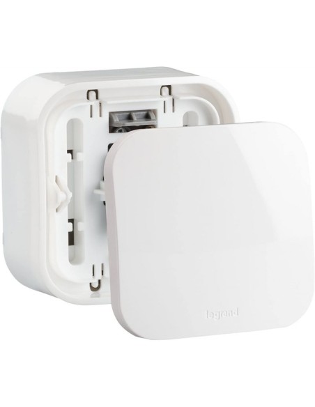 Conmutador legrand forix 782404 - ip 21 - 16a x 250v - 65x65 mm - blanco