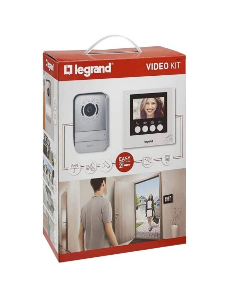 Videoportero Automático Legrand Easy Kit 2 LG-369110/ Gris