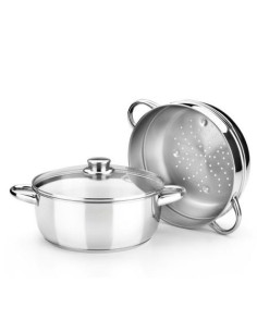 Olla a vapor monix m453903 - ø24cm - acero inoxidable...