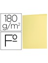 CI | Subcarpeta liderpapel folio amarillo pastel 180g/m2