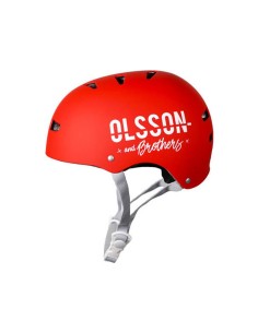 Casco olsson para niño - rojo - talla s/m