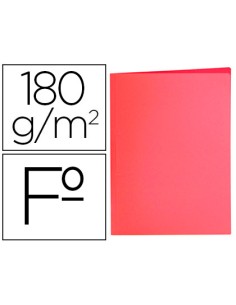CI | Subcarpeta liderpapel folio rojo pastel 180g/m2