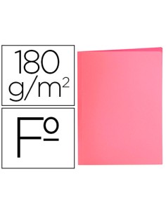 CI | Subcarpeta liderpapel folio rosa pastel 180g/m2