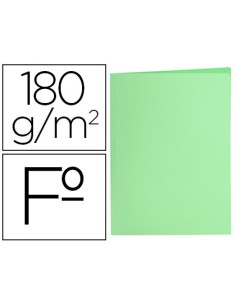 CI | Subcarpeta liderpapel folio verde pastel 180g/m2