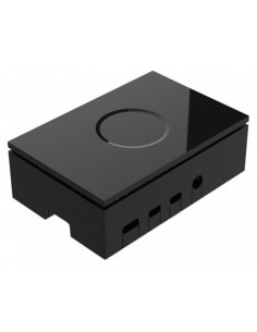 Caja negra para raspberry pi 4 modelo b - plástico abs -...