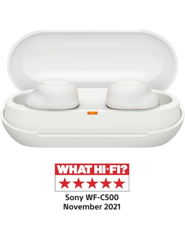Auriculares Bluetooth Sony WF-C500 con estuche...