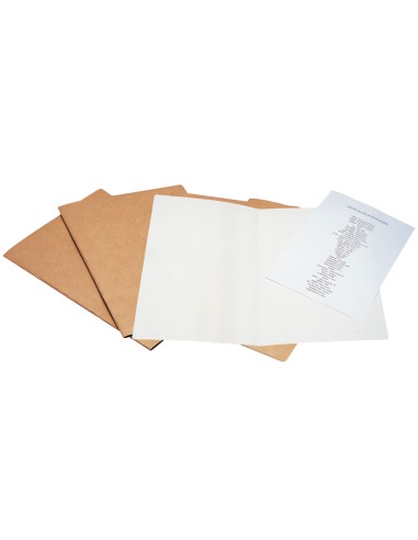 CI | Subcarpeta liderpapel folio kraft interior blanco 240g/m2
