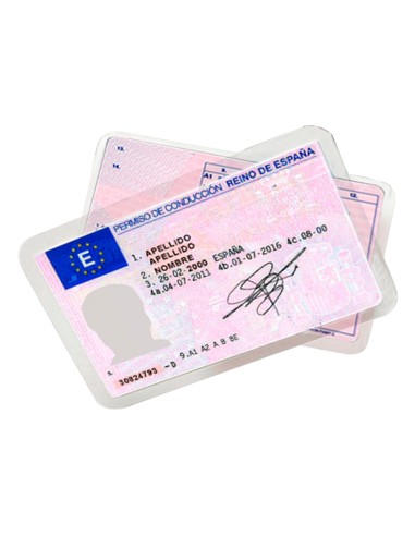 CI | Bolsa de plastificar q-connect 110 x 230 mm 125 mc carnet de conducir caja de 100 unidades